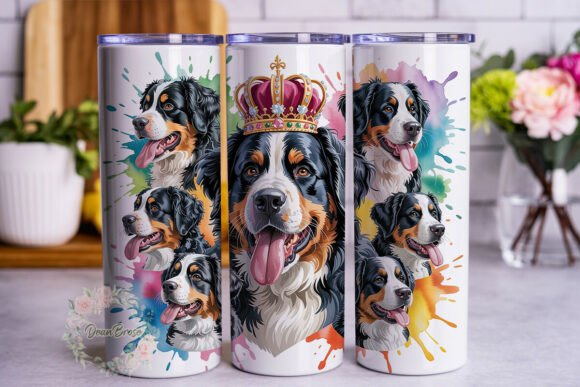 Bernese Mountain Dog Crown 20oz Skinny