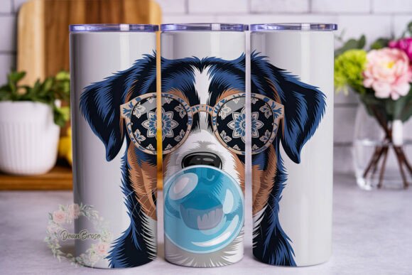 Cool Dog with Bubblegum 20oz Tumbler Wra