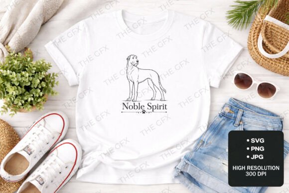 Irish Wolfhound Dog Noble Spirit Design