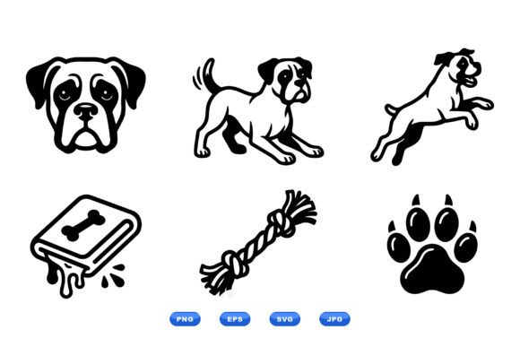 Playful Boxer Dog Clipart Review