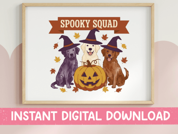 Spooky Squad Halloween Dogs SVG PNG